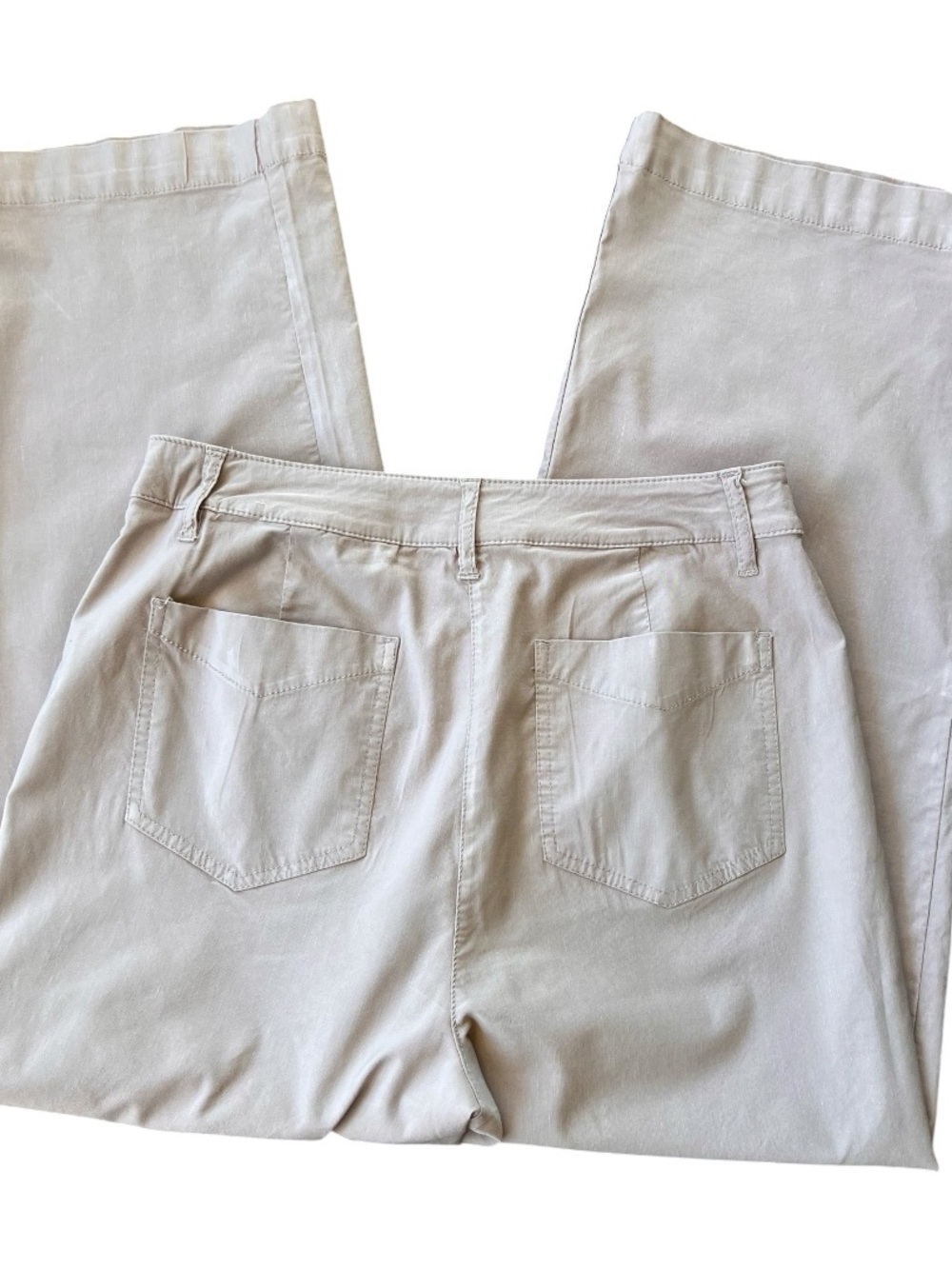 Nicole Miller New York Wide Leg Crop Pants Women’s Size 8 - Picture 5 of 7